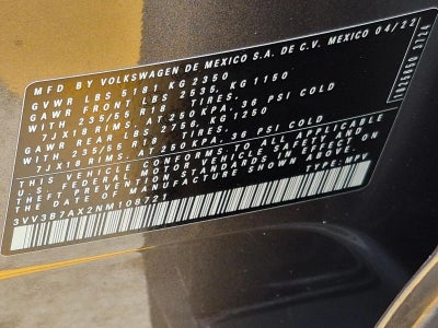 2022 Volkswagen Tiguan 2.0T SE FWD