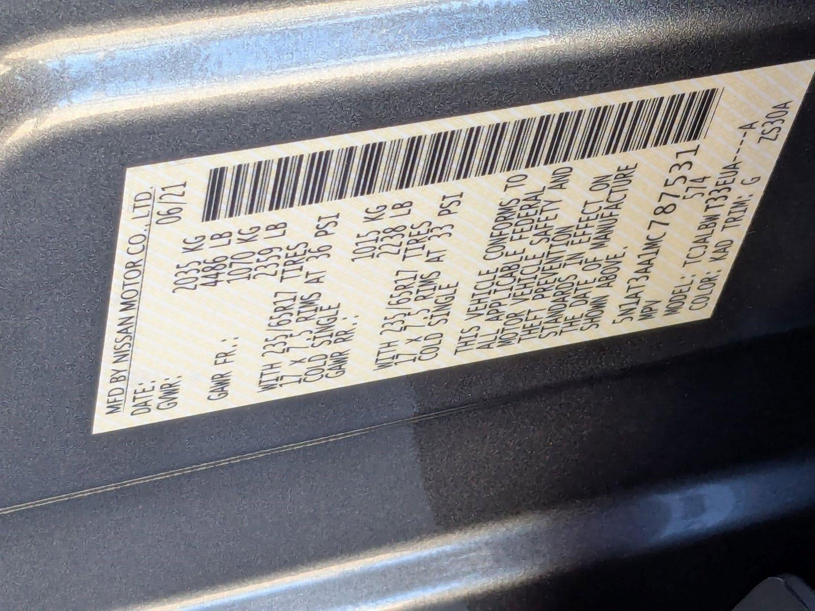 2021 Nissan Rogue FWD S