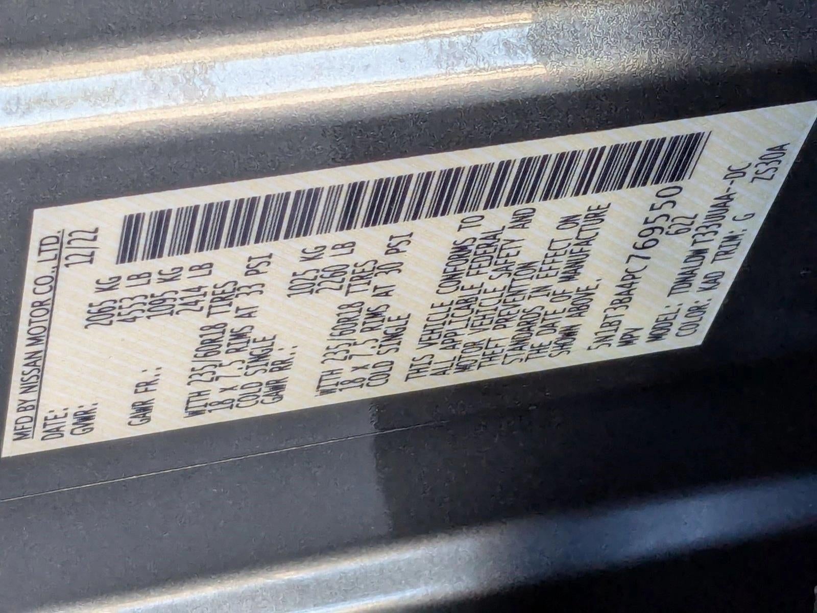 2023 Nissan Rogue FWD SV