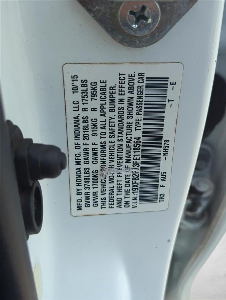 2015 Honda Civic Sedan SE CVT
