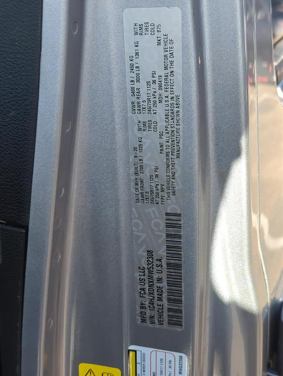 2021 Jeep Wrangler Unlimited Sport S 4x4