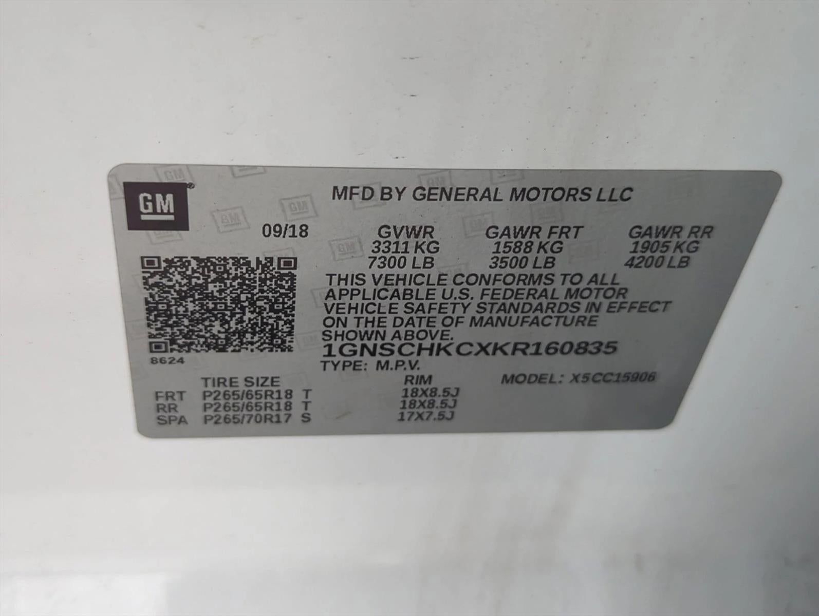 2019 Chevrolet Suburban 2WD 1500 LT