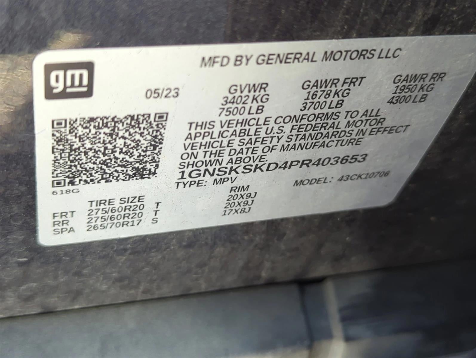 2023 Chevrolet Tahoe 4WD Premier