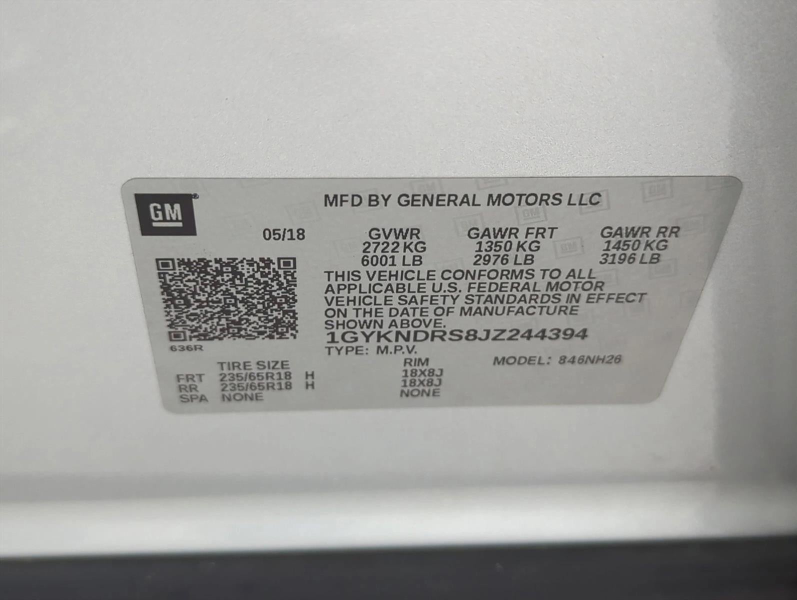 2018 Cadillac XT5 AWD 4dr Luxury