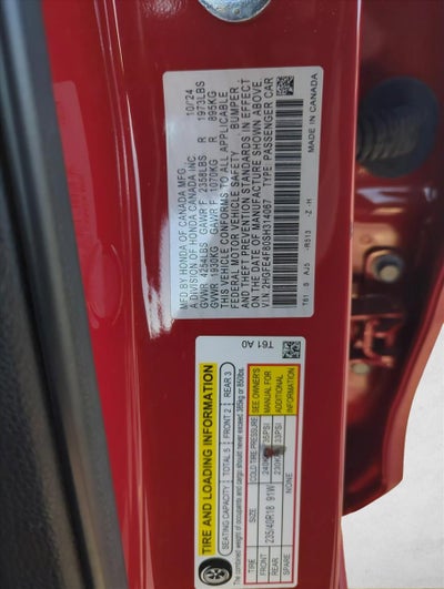 2025 Honda Civic Sedan Hybrid Sport Touring CVT