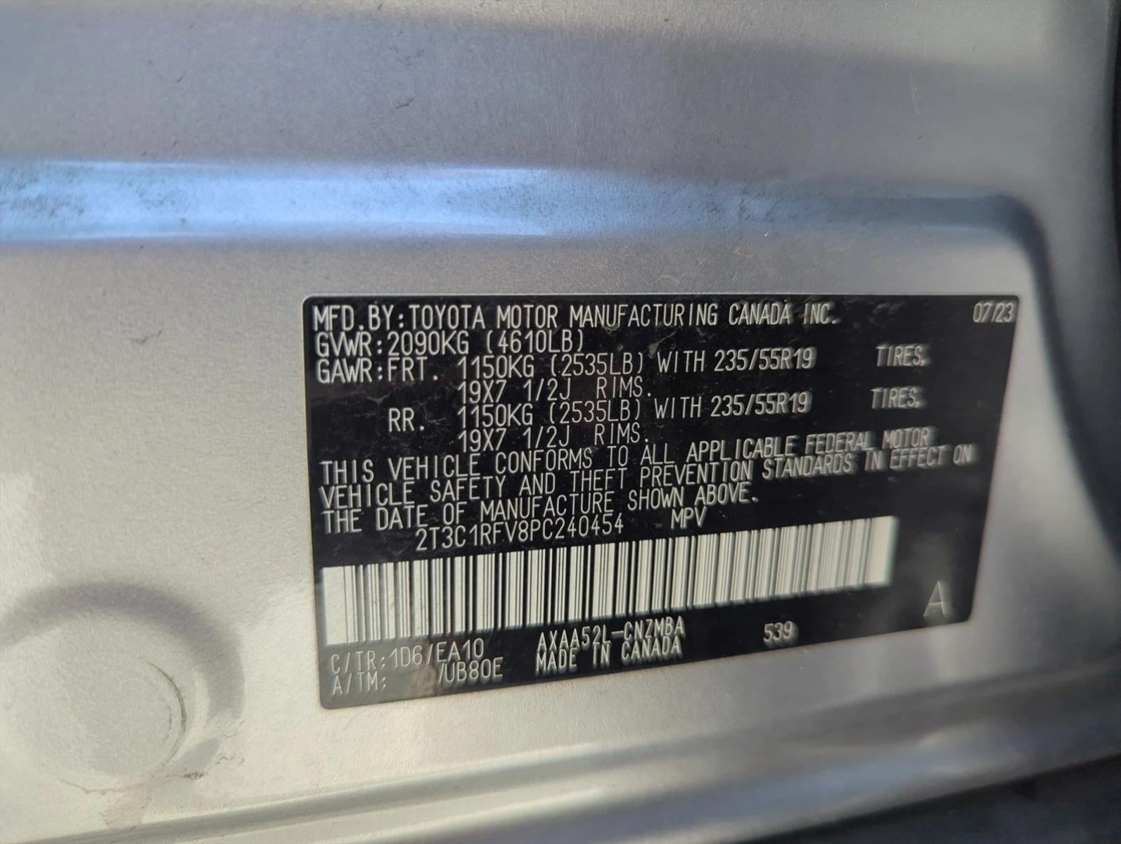 2023 Toyota RAV4 XLE Premium FWD (Natl)