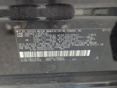 2012 Toyota RAV4 4WD 4dr I4 Limited (Natl)