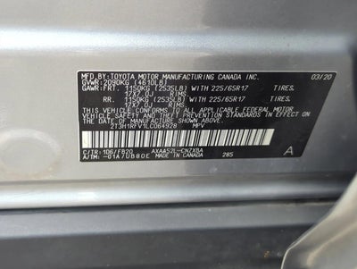 2020 Toyota RAV4 LE FWD (GS)