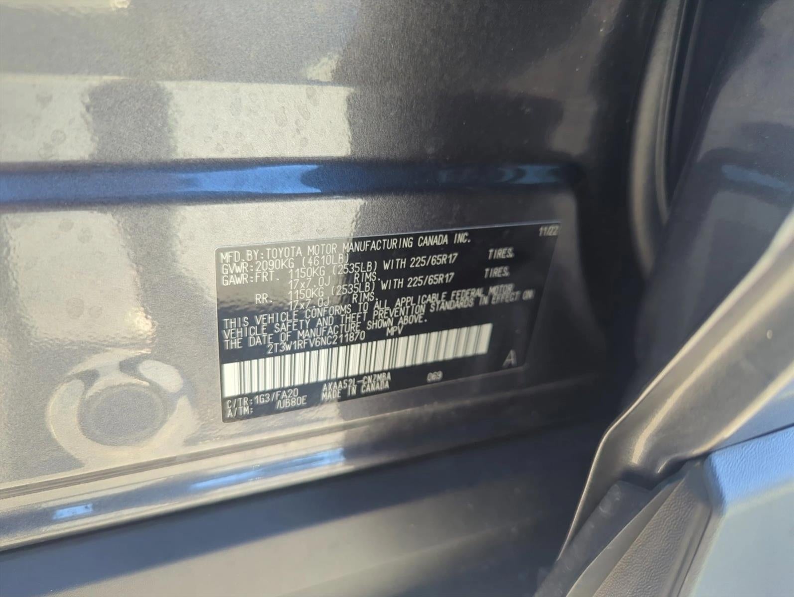 2022 Toyota RAV4 XLE FWD (GS)