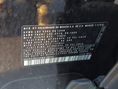 2025 Volkswagen Taos S FWD