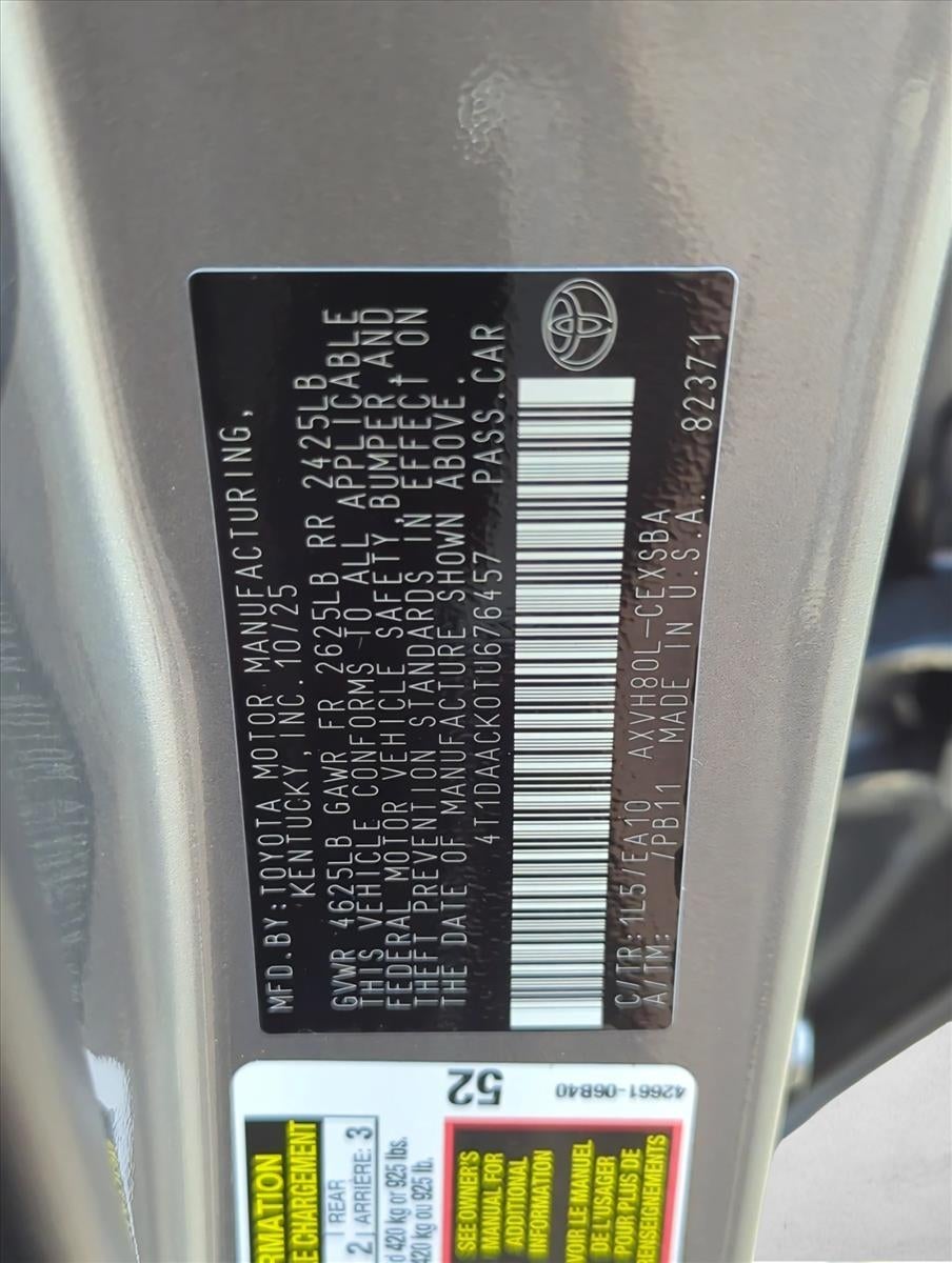 2026 Toyota Camry SE (SE)