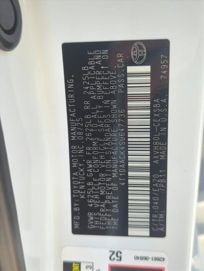 2025 Toyota Camry SE (SE)
