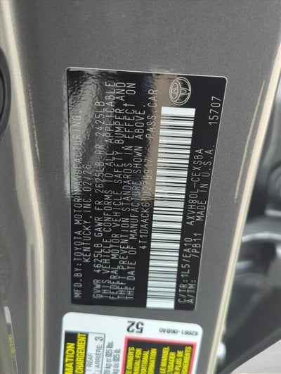 2026 Toyota Camry SE (SE)