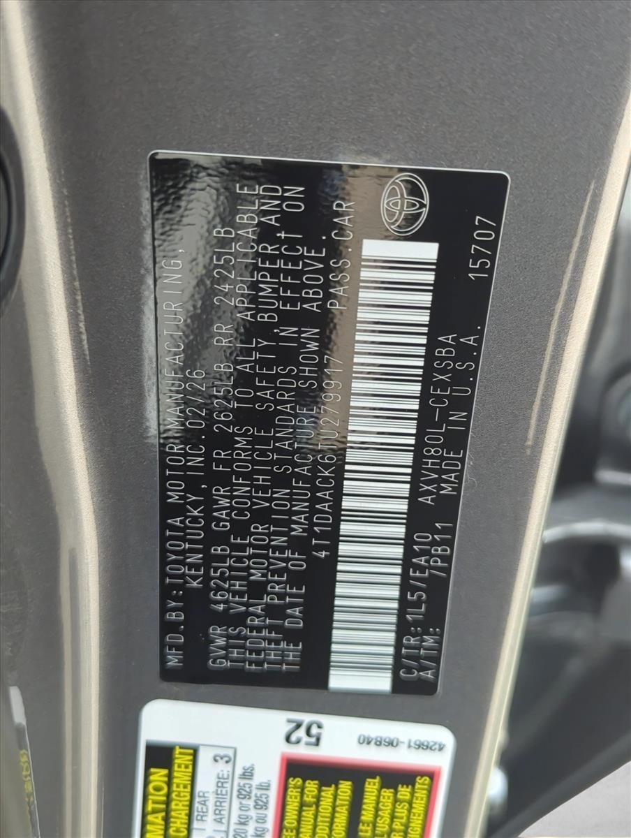 2026 Toyota Camry SE (SE)