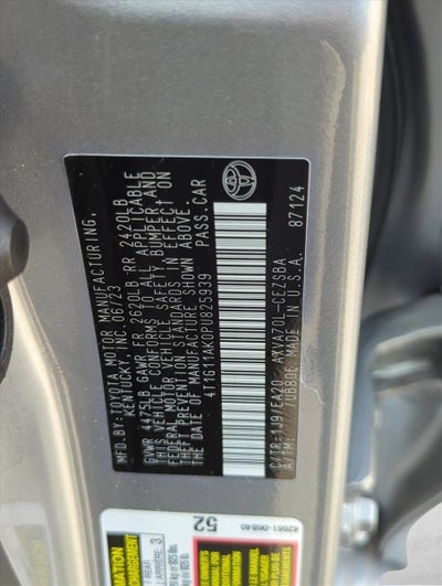 2023 Toyota Camry SE Auto (Natl)