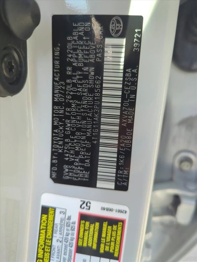 2023 Toyota Camry SE Auto (SE)