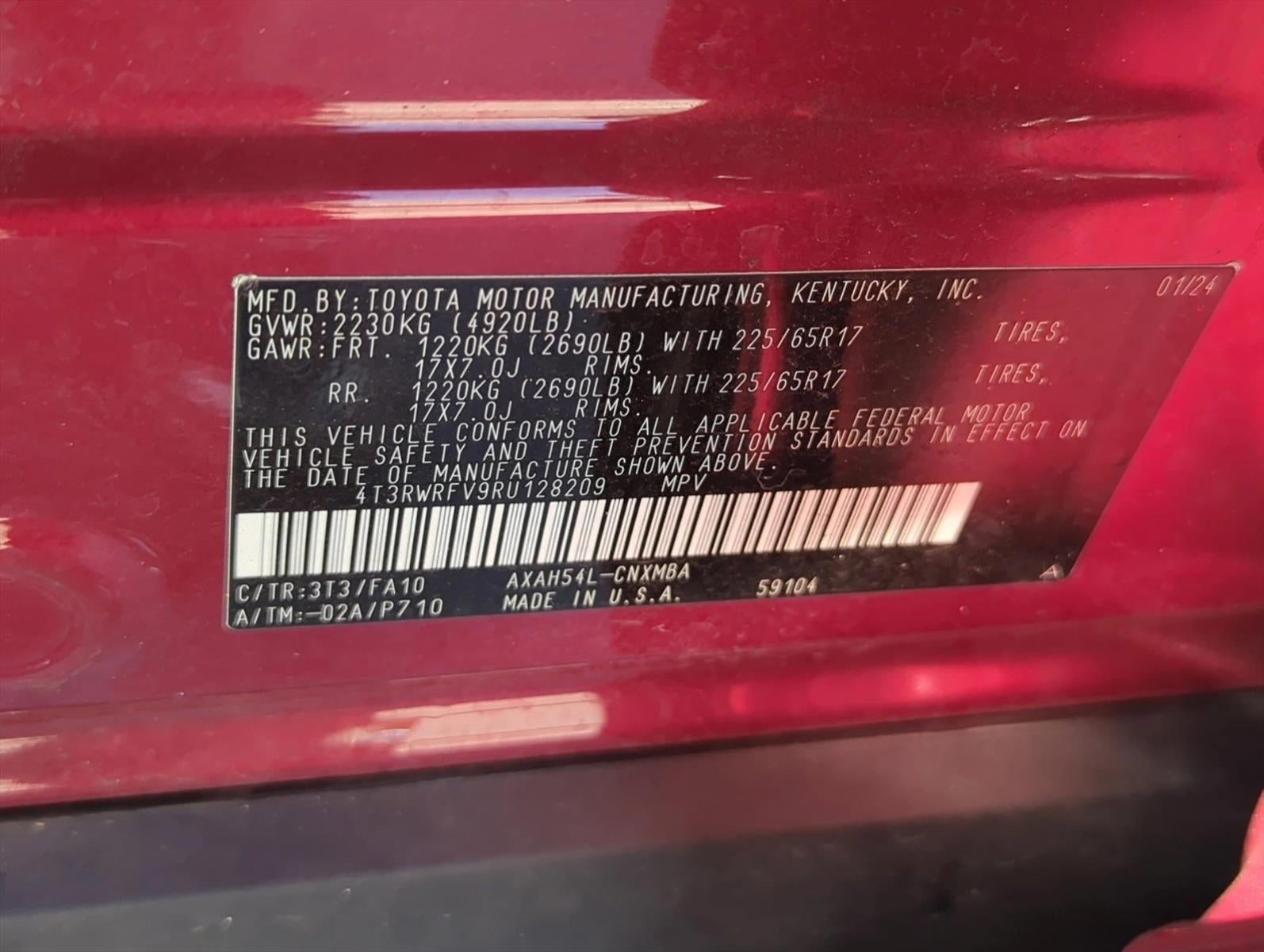 2024 Toyota RAV4 Hybrid XLE AWD (Natl)