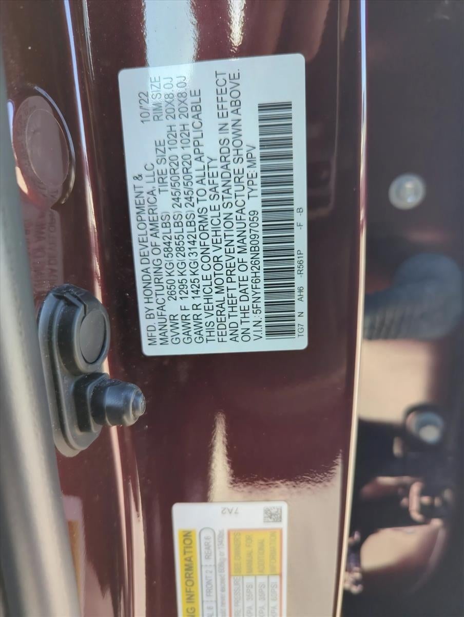 2022 Honda Pilot Special Edition AWD