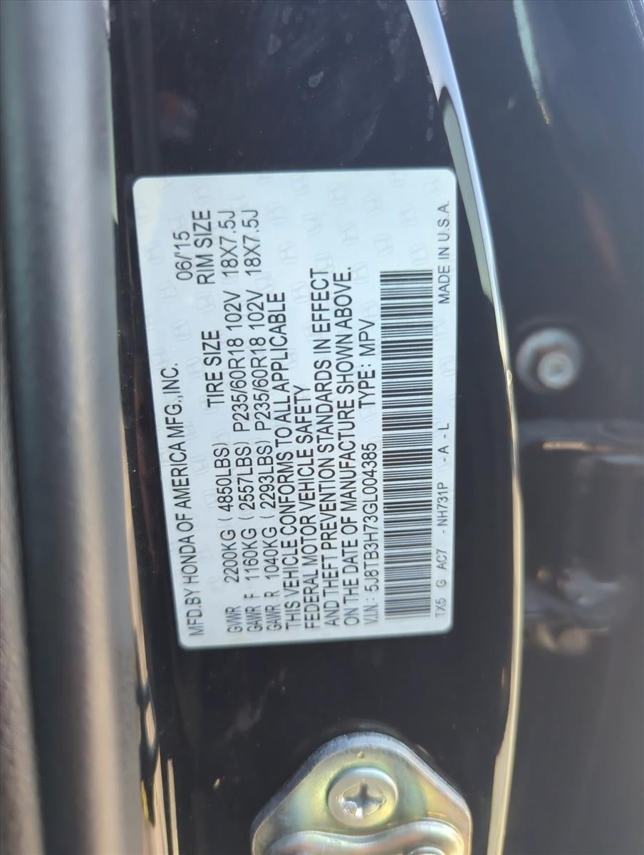 2016 Acura RDX FWD with Advance Package