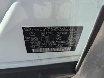 2020 Hyundai SANTA FE SEL 2.4L Auto FWD