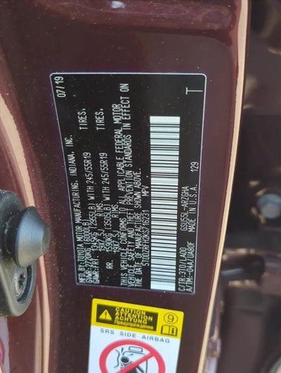 2019 Toyota Highlander Limited V6 AWD (Natl)