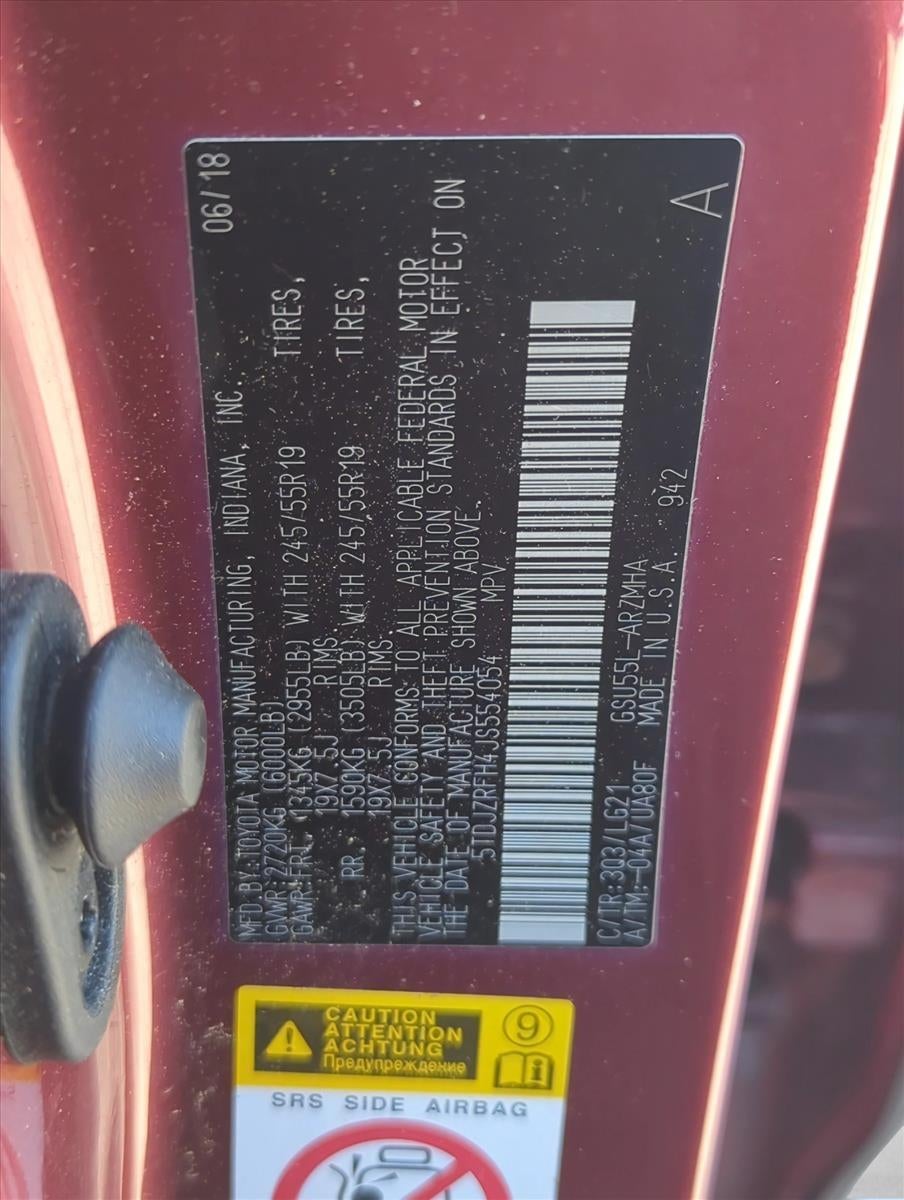 2018 Toyota Highlander SE V6 AWD (Natl)