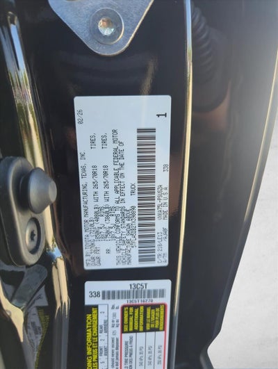 2026 Toyota Tundra 4WD 4WD SR5 CrewMax 5.5' Bed (SE)