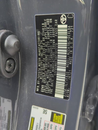 2024 Toyota Corolla LE CVT (Natl)