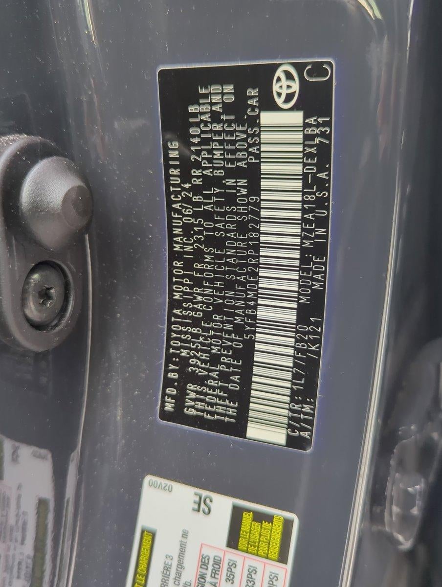 2024 Toyota Corolla LE CVT (Natl)