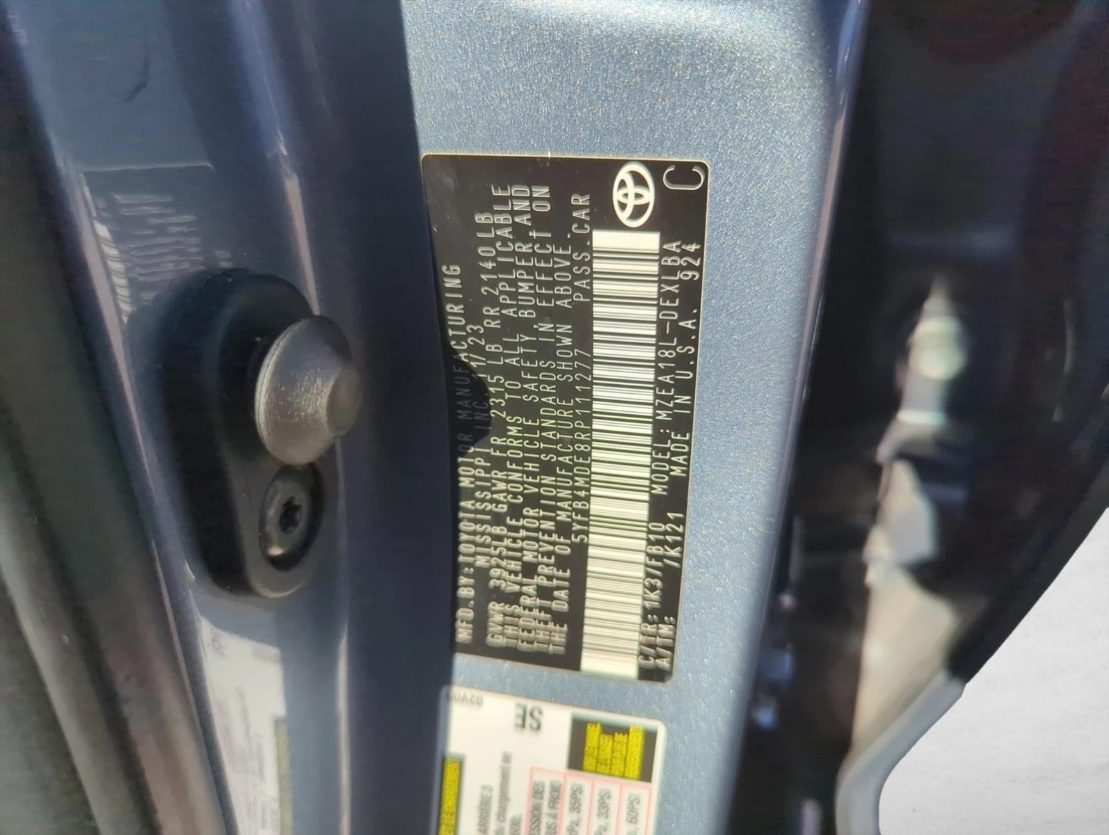 2024 Toyota Corolla LE CVT (Natl)