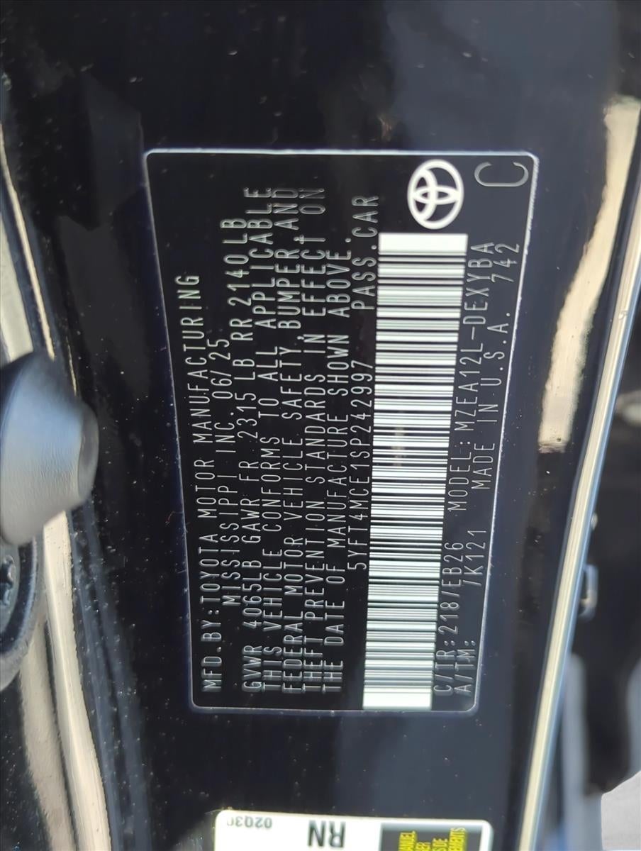 2025 Toyota Corolla XSE CVT (Natl)