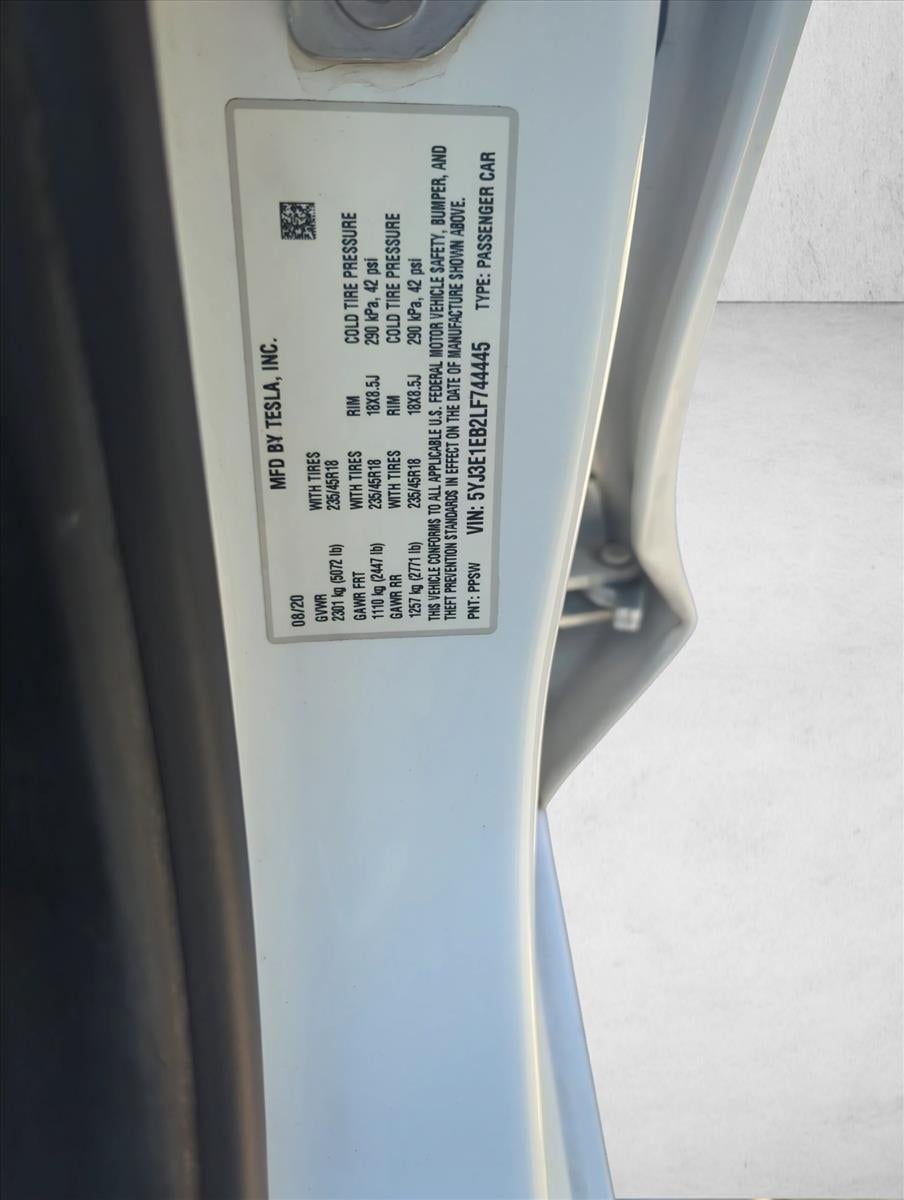 2020 Tesla Model 3 Long Range AWD