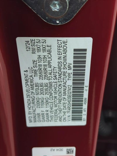 2025 Honda CR-V Hybrid Sport FWD