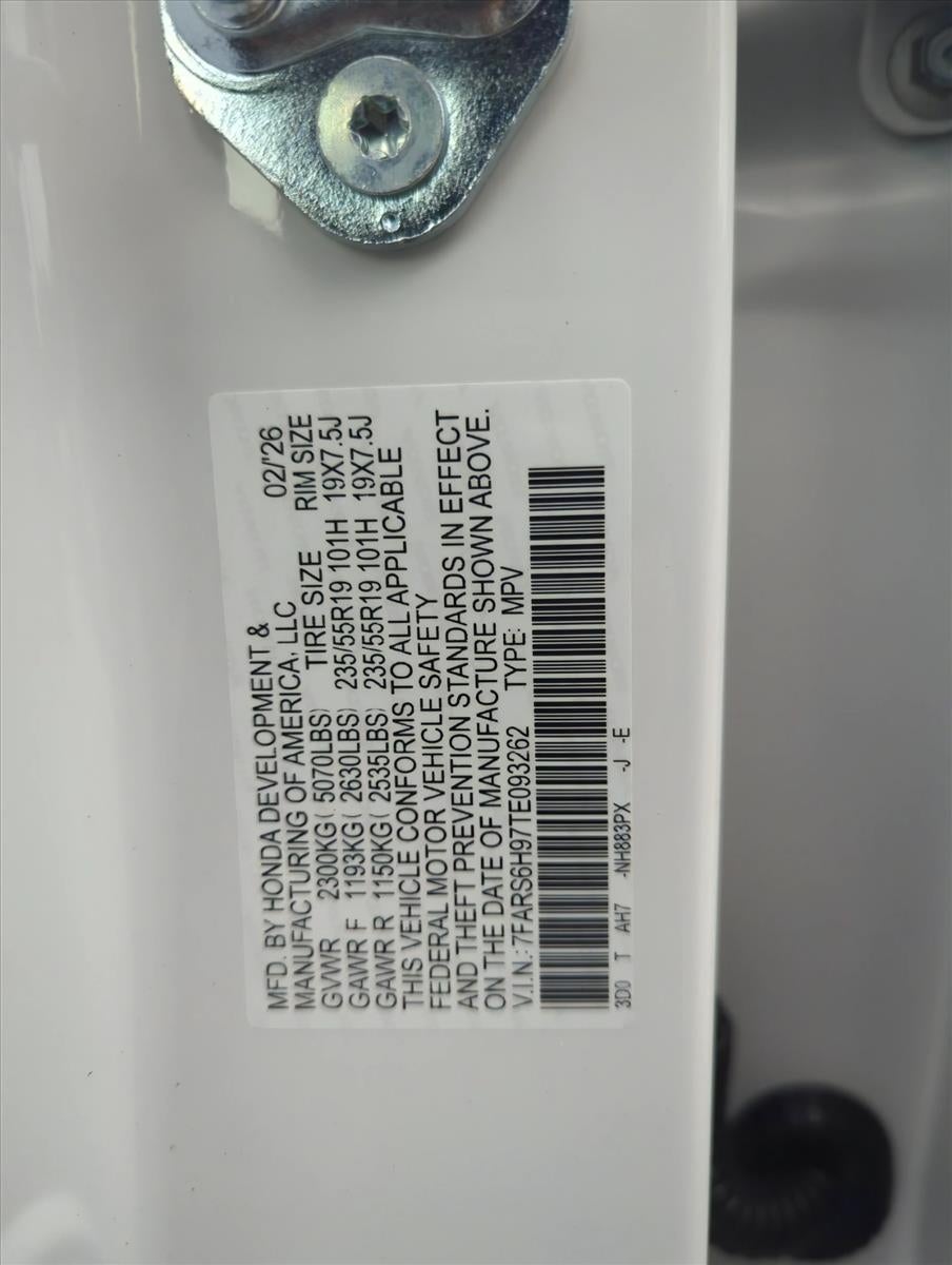 2026 Honda CR-V Hybrid Sport Touring AWD