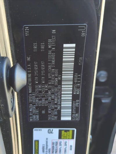 2024 Toyota Corolla Cross Hybrid S 4WD (Natl)