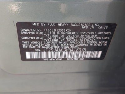 2017 Subaru Forester 2.5i CVT