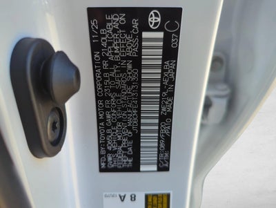 2026 Toyota Corolla Hybrid LE FWD (Natl)