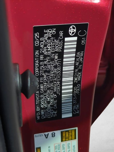 2025 Toyota Corolla Hybrid LE FWD (Natl)