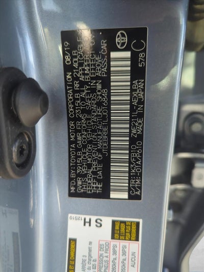 2020 Toyota Corolla Hybrid LE CVT (Natl)