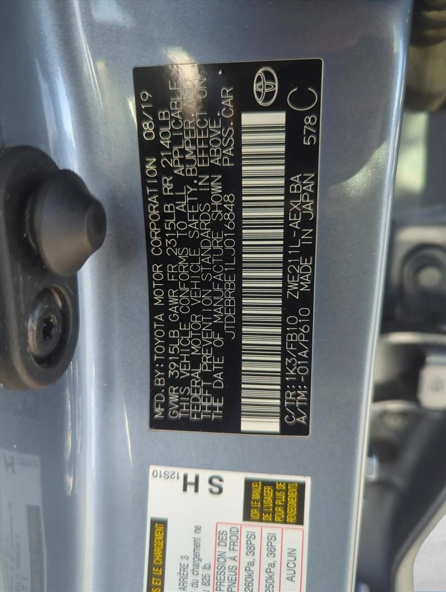 2020 Toyota Corolla Hybrid LE CVT (Natl)