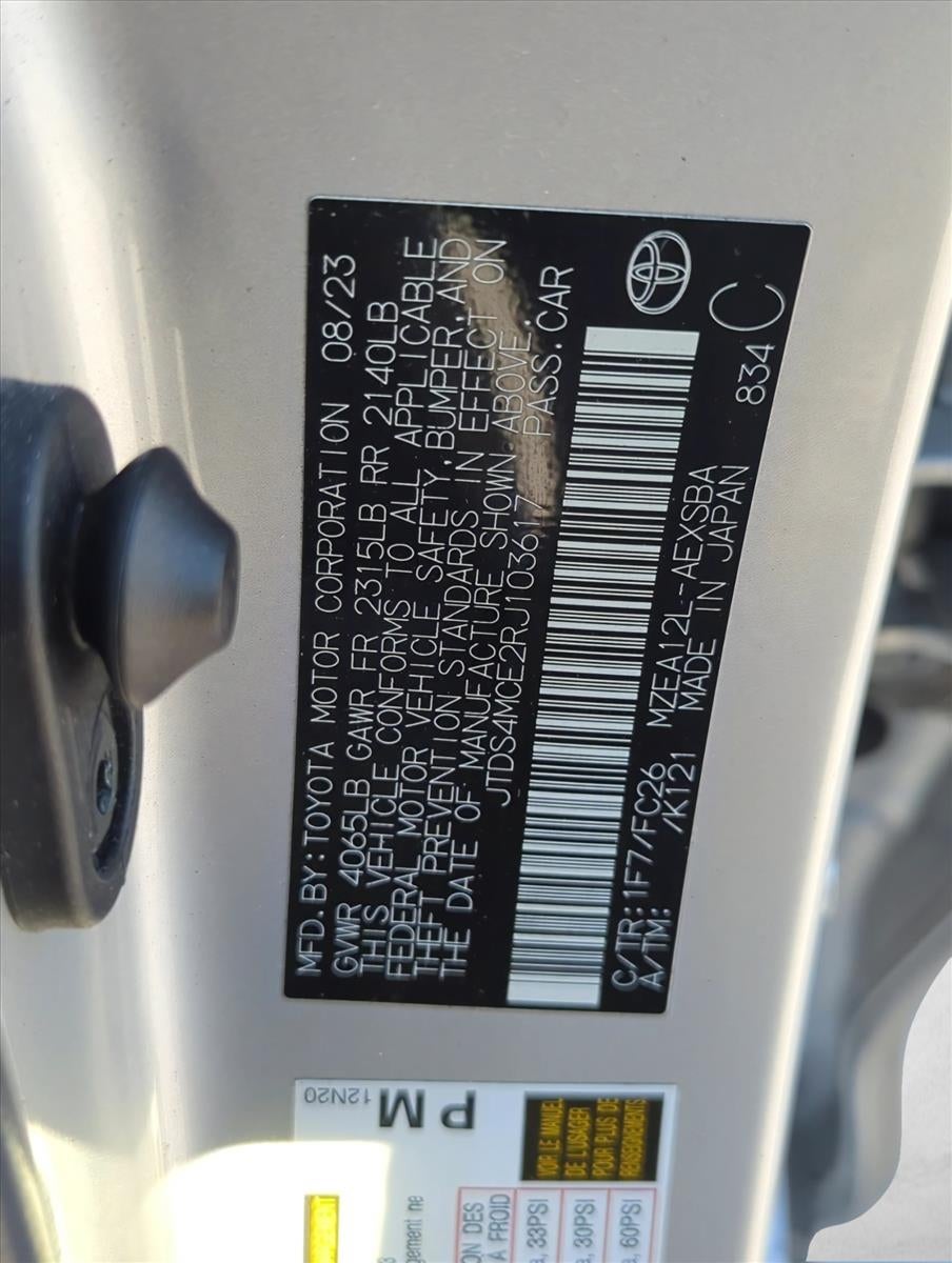 2024 Toyota Corolla SE CVT (Natl)