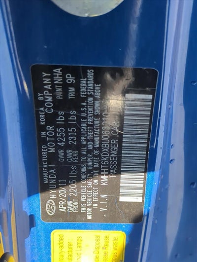 2011 Hyundai GENESIS Coupe 2dr 2.0T Auto Premium