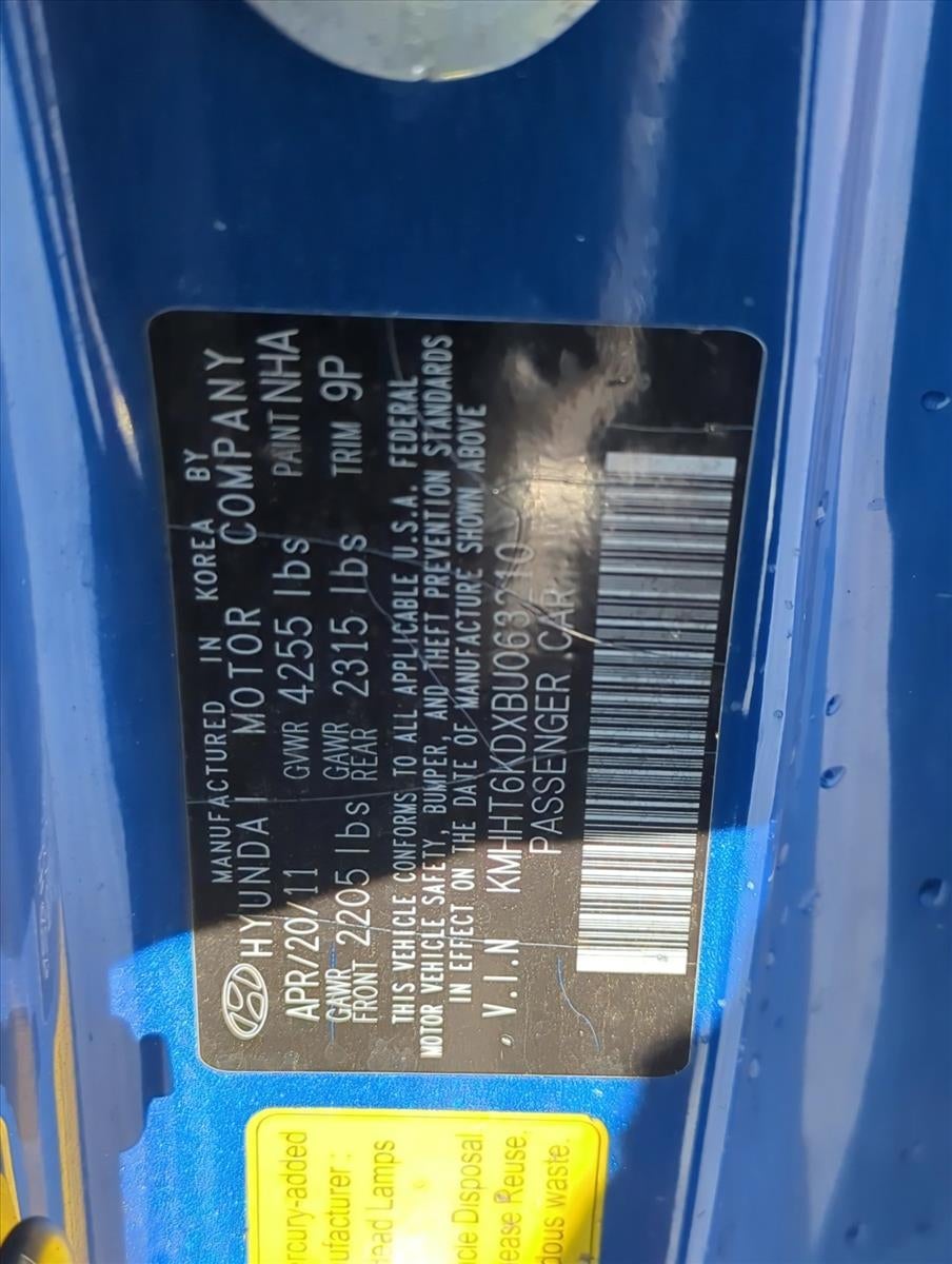 2011 Hyundai GENESIS Coupe 2dr 2.0T Auto Premium