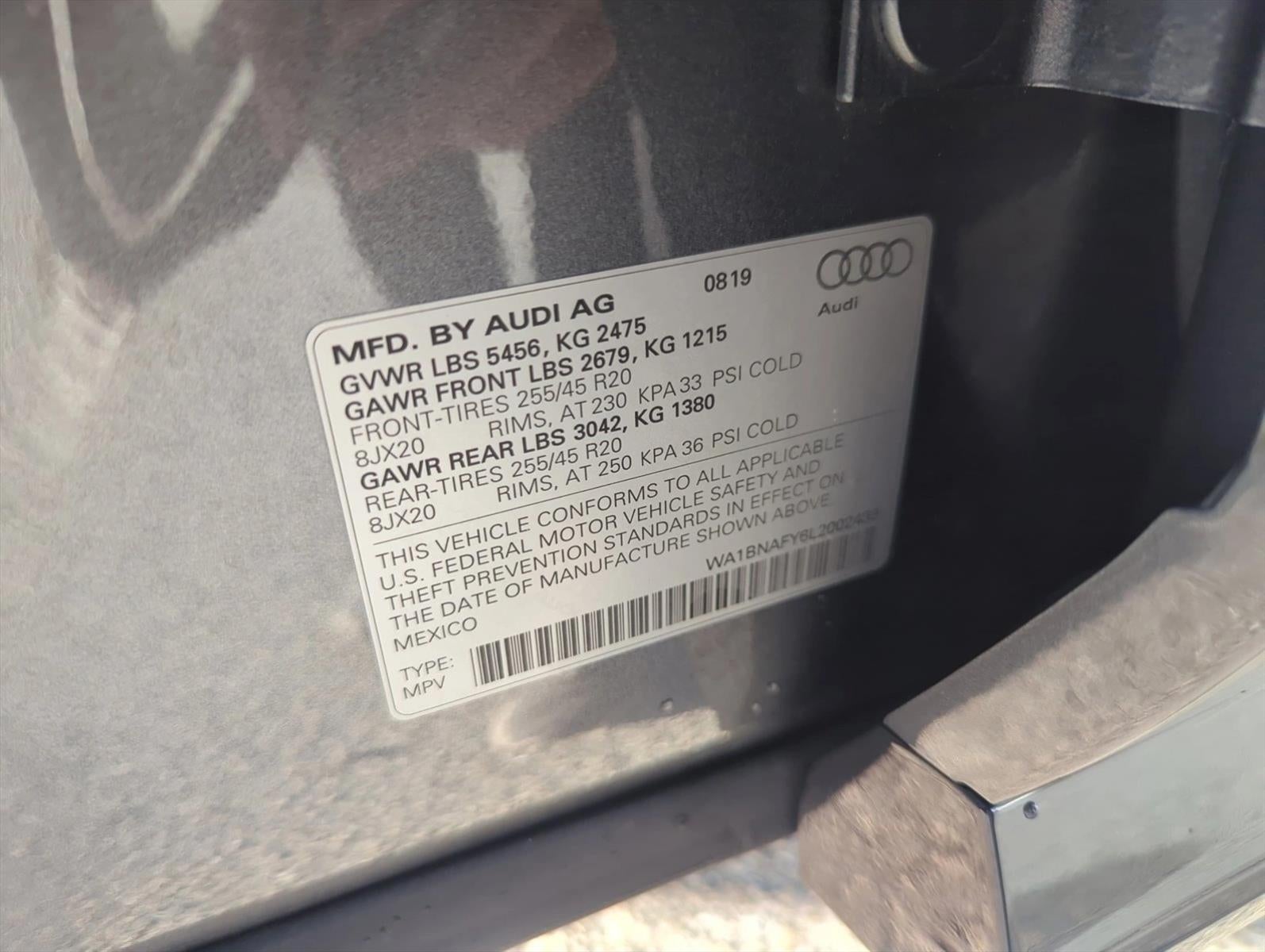 2020 Audi Q5 Premium Plus 45 TFSI quattro