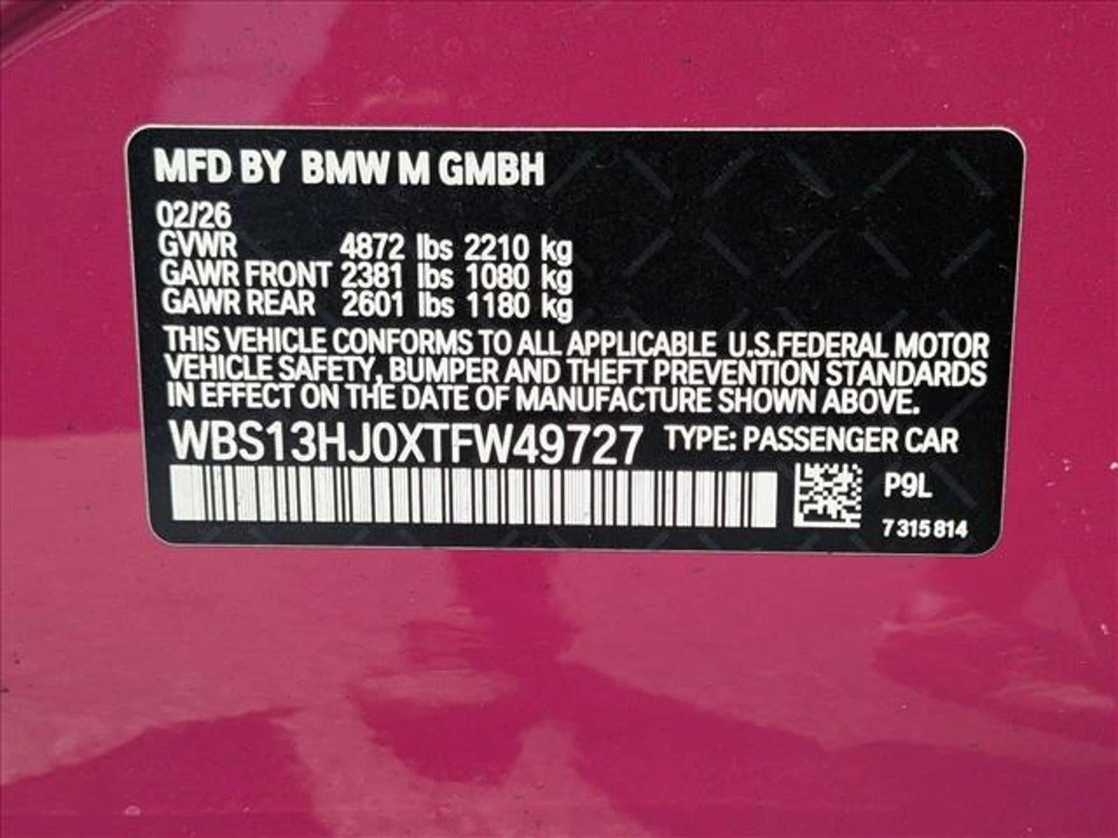 2026 BMW M3 M3 Sedan