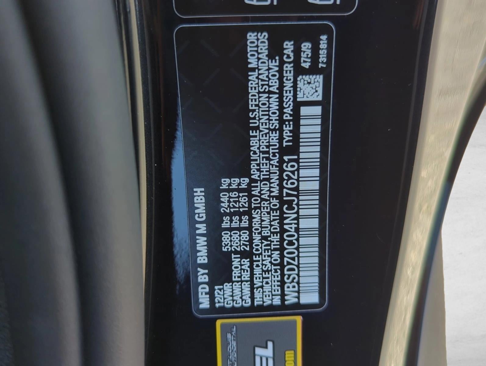 2022 BMW M8 M8 Competition Convertible