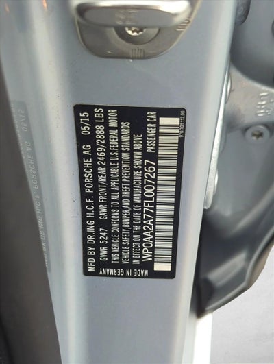 2015 Porsche Panamera 4dr HB