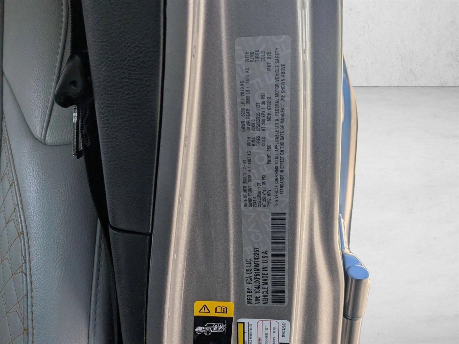 2021 Jeep Wrangler 4xe Unlimited Sahara High Altitude 4x4