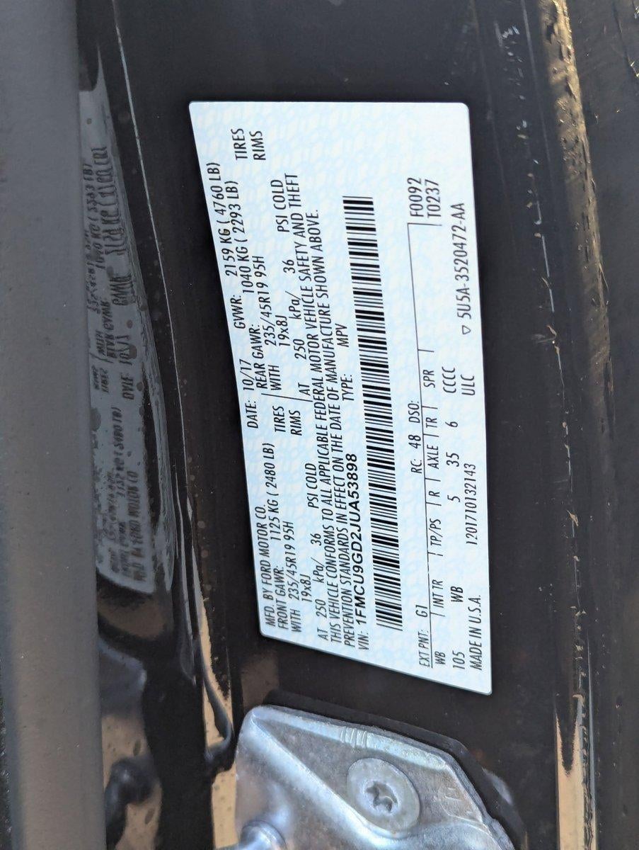 2018 Ford Escape SE 4WD