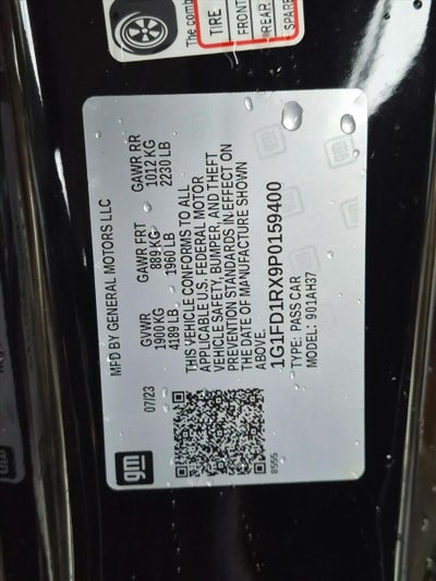 2023 Chevrolet Camaro 2dr Coupe 3LT